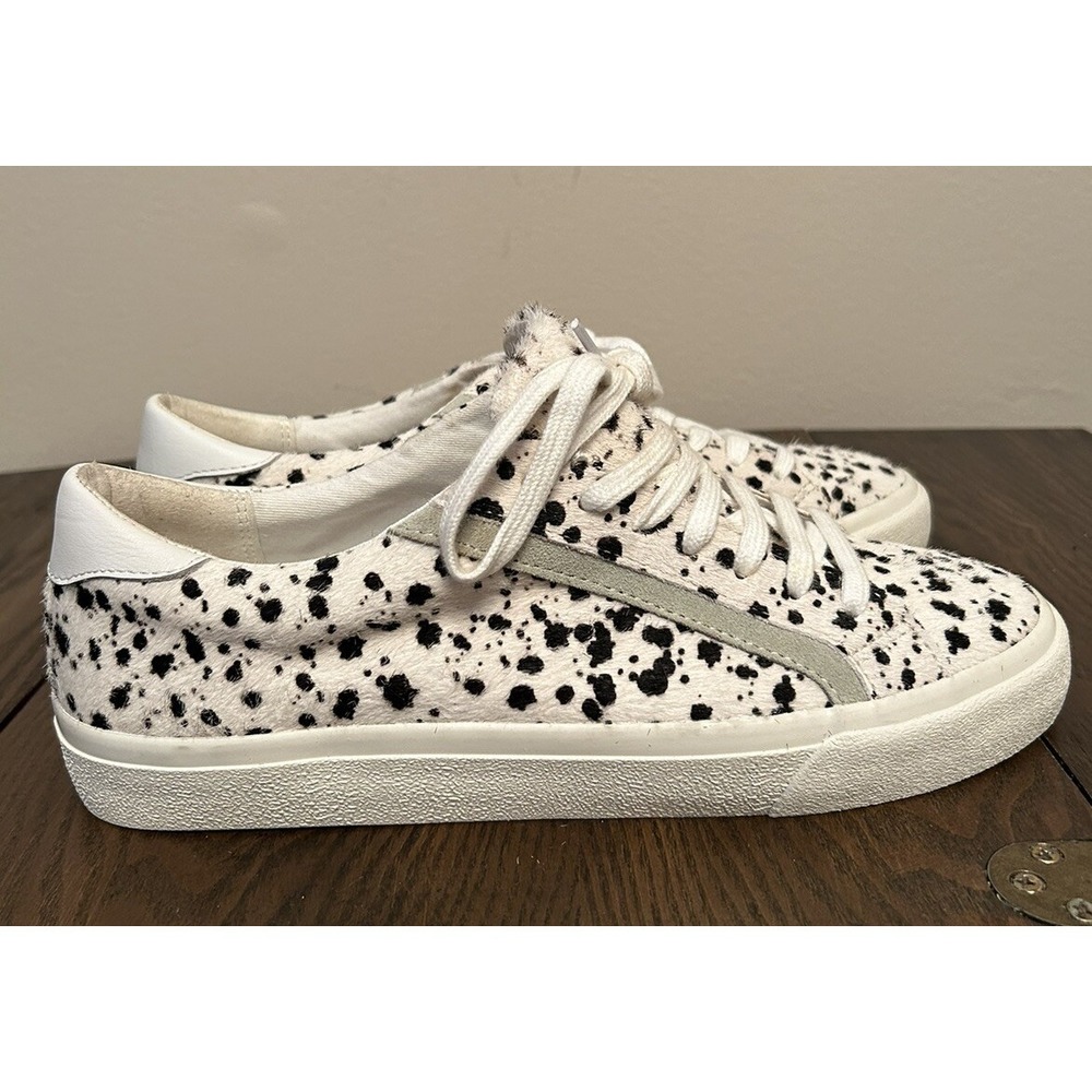 Madewell Sidewalk Sneakers with Spotted Genuine Calf Hair in Women's Size 7.5